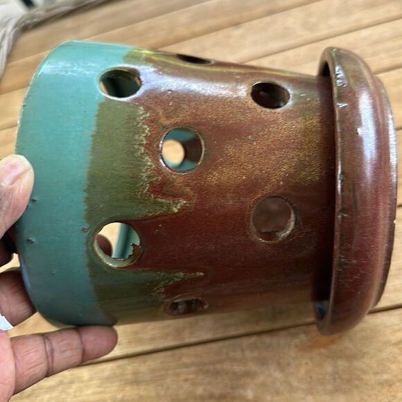 Orchard Planter W/glaze and Holes - Picture 3 of 6